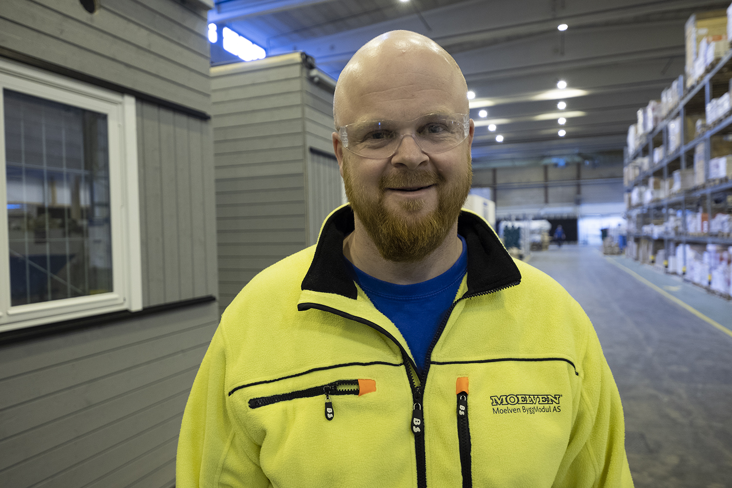 Lars Ivar Pedersen, ansvarlig for byggmodul-skolen, HMS og kvalitet